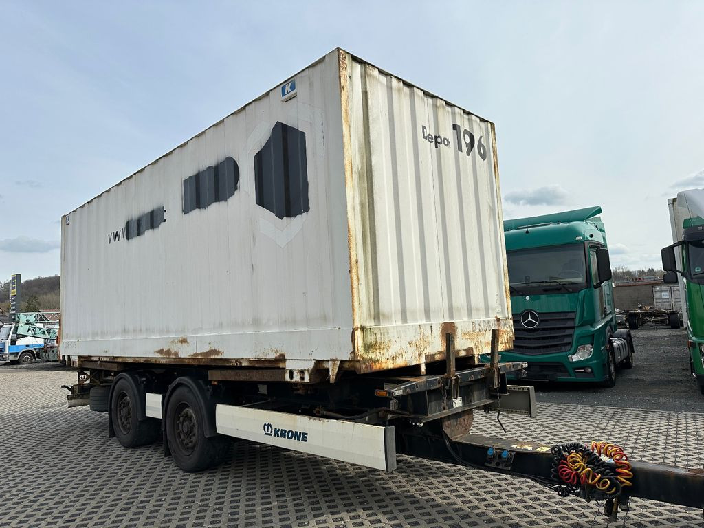 Krone ZZ 18- BDF Containerchassi Scheibenbremsen - - Prikolica za prevoz kontejnera/ Prikolica sa promenjivim sandukom: slika 1 Krone ZZ 18- BDF Containerchassi Scheibenbremsen - - Prikolica za prevoz kontejnera/ Prikolica sa promenjivim sandukom: slika 1