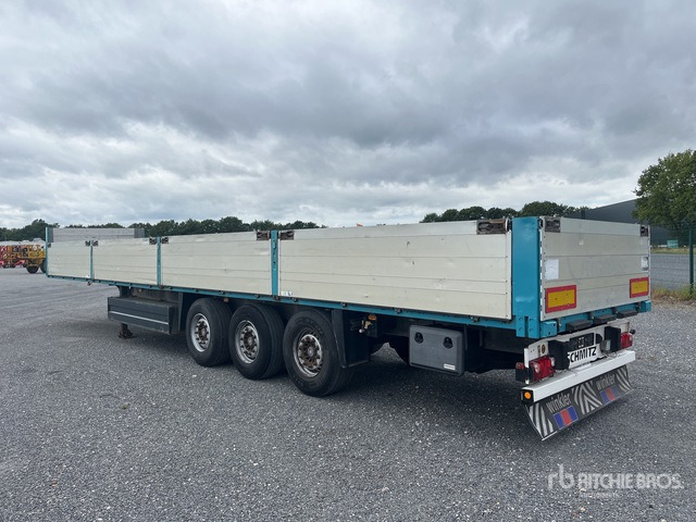2007 Schmitz Cargobull S01 13.90 m Tri/A Flatbed Trailer - Plato poluprikolica: slika 4 2007 Schmitz Cargobull S01 13.90 m Tri/A Flatbed Trailer - Plato poluprikolica: slika 4