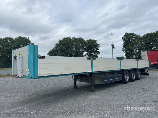 2007 Schmitz Cargobull S01 13.90 m Tri/A Flatbed Trailer - Plato poluprikolica: slika 2 2007 Schmitz Cargobull S01 13.90 m Tri/A Flatbed Trailer - Plato poluprikolica: slika 2