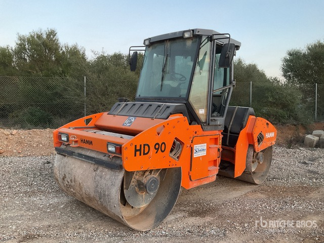 2005 Hamm HD90 Double Drum Roller - Valjak za puteve: slika 1 2005 Hamm HD90 Double Drum Roller - Valjak za puteve: slika 1