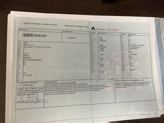 2010 Iveco Eurocargo 75E18 4x2 Van Truck - Kamion sa zatvorenim sandukom: slika 1 2010 Iveco Eurocargo 75E18 4x2 Van Truck - Kamion sa zatvorenim sandukom: slika 1