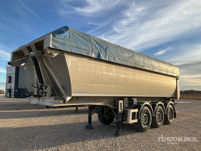 2022 Granalu S3NA Tri/A Aluminum End Dump Trailer - Prikolica istovarivača: slika 2 2022 Granalu S3NA Tri/A Aluminum End Dump Trailer - Prikolica istovarivača: slika 2