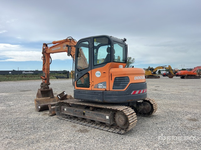 2009 Doosan DX80R Escavatore cingolato - Bager guseničar: slika 4 2009 Doosan DX80R Escavatore cingolato - Bager guseničar: slika 4