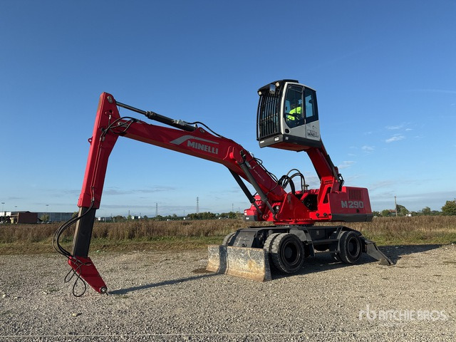 2012 Minelli M290 Movimentatore materiali su ruote - Bager za obradu otpada/ Industrije: slika 2 2012 Minelli M290 Movimentatore materiali su ruote - Bager za obradu otpada/ Industrije: slika 2