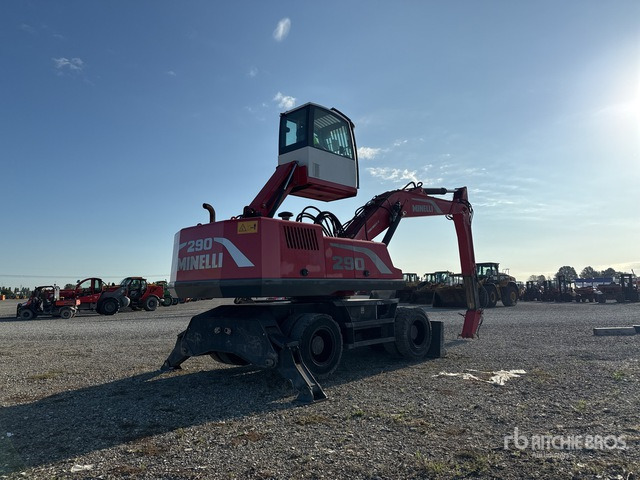 2012 Minelli M290 Movimentatore materiali su ruote - Bager za obradu otpada/ Industrije: slika 4 2012 Minelli M290 Movimentatore materiali su ruote - Bager za obradu otpada/ Industrije: slika 4