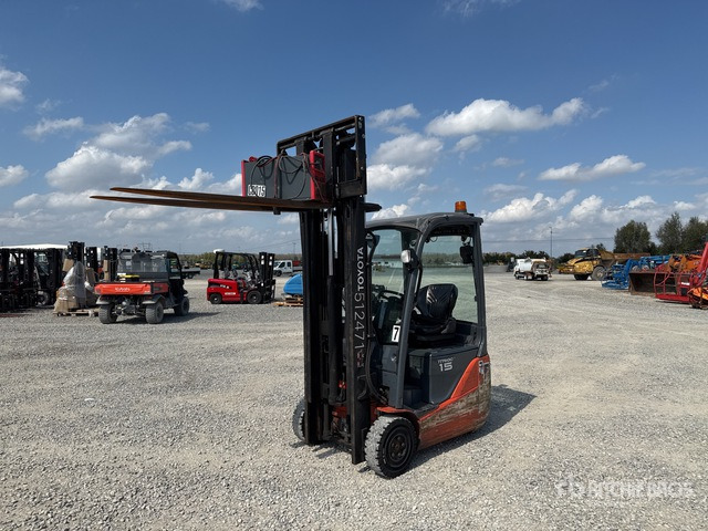 2017 Toyota 8FBET15 1500 kg Electric Forklift - Električni viljuškar: slika 1 2017 Toyota 8FBET15 1500 kg Electric Forklift - Električni viljuškar: slika 1