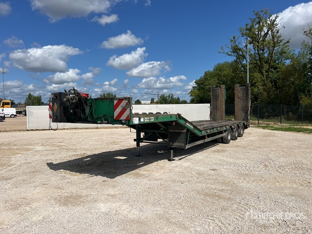 2001 Kaiser S4503F2C Tri/A Semi-Remorque Porte-Engin ... Lowboy Trailer - Niska poluprikolica za prevoz: slika 1 2001 Kaiser S4503F2C Tri/A Semi-Remorque Porte-Engin ... Lowboy Trailer - Niska poluprikolica za prevoz: slika 1