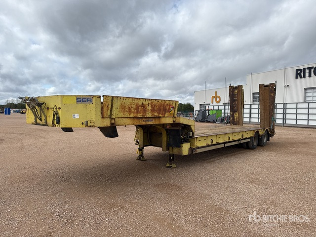2002 Kaiser S3802F T/A Semi-Remorque Porte-Engins ... Lowboy Trailer - Niska poluprikolica za prevoz: slika 2 2002 Kaiser S3802F T/A Semi-Remorque Porte-Engins ... Lowboy Trailer - Niska poluprikolica za prevoz: slika 2