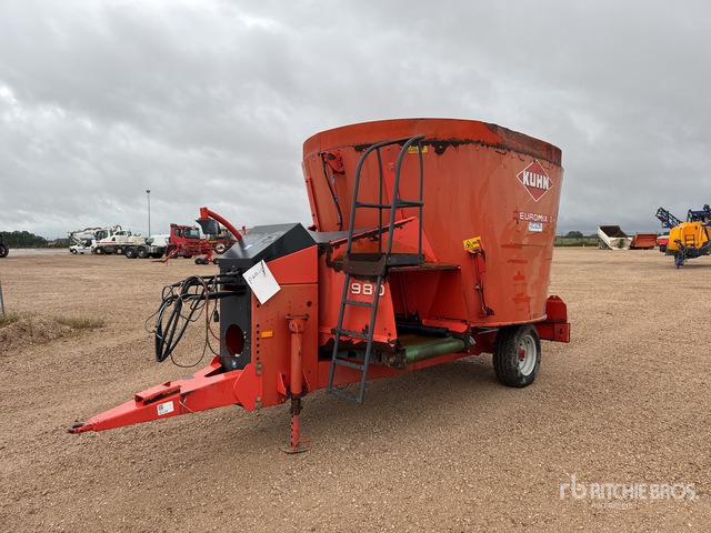 2006 Kuhn Euromix I 980 Melangeuse Distributrice Livestock Feeder - Prikolica za mešanje stočne hrane: slika 1 2006 Kuhn Euromix I 980 Melangeuse Distributrice Livestock Feeder - Prikolica za mešanje stočne hrane: slika 1