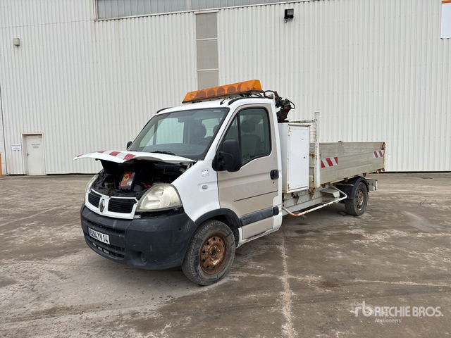 2006 Renault Master dCi 120 2014 HMF 152T2 12V 830 kg on 4x ... Dump Truck with Crane - Istovarivač: slika 2 2006 Renault Master dCi 120 2014 HMF 152T2 12V 830 kg on 4x ... Dump Truck with Crane - Istovarivač: slika 2