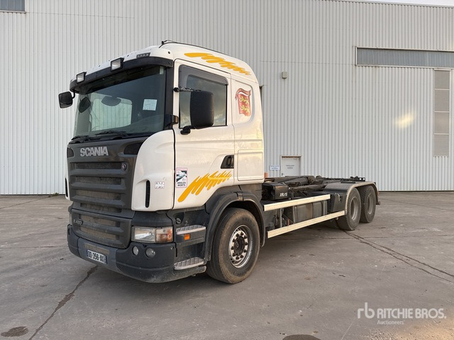 2007 Scania R420 6x2 Camion Ampliroll 6x2 Roll-Off Truck - Kamion sa hidrauličnom kukom: slika 1 2007 Scania R420 6x2 Camion Ampliroll 6x2 Roll-Off Truck - Kamion sa hidrauličnom kukom: slika 1