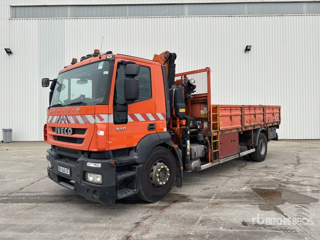 2008 Iveco Stralis 310 2007 Fassi F130A-21 5730 kg on ... Flatbed Truck with Crane - Kamion sa tovarnim sandukom, Kamion sa dizalicom: slika 1 2008 Iveco Stralis 310 2007 Fassi F130A-21 5730 kg on ... Flatbed Truck with Crane - Kamion sa tovarnim sandukom, Kamion sa dizalicom: slika 1