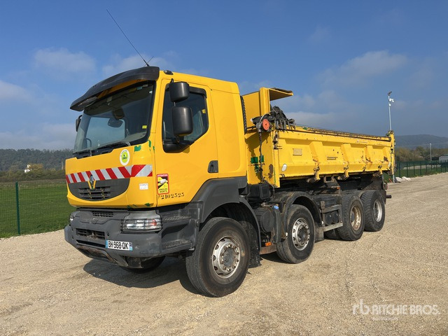 2008 Renault Kerax 450.32 8x4 Crew Cab Camion Benne Tri/A Dump Truck - Istovarivač: slika 2 2008 Renault Kerax 450.32 8x4 Crew Cab Camion Benne Tri/A Dump Truck - Istovarivač: slika 2