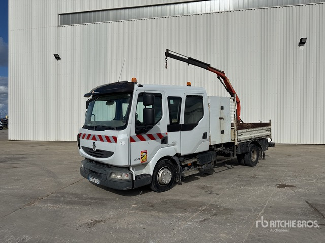 2008 Renault Midlum 220DXi 2008 Palfinger PK2700A on 4x2 C ... Flatbed Truck with Crane - Kamion sa tovarnim sandukom, Kamion sa dizalicom: slika 3 2008 Renault Midlum 220DXi 2008 Palfinger PK2700A on 4x2 C ... Flatbed Truck with Crane - Kamion sa tovarnim sandukom, Kamion sa dizalicom: slika 3