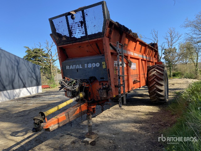 2008 Sodimac Rafal 1800 S/A Epandeur A Fumier 1 Essieu Manure Spreader - Rasipač prirodnog đubirva: slika 2 2008 Sodimac Rafal 1800 S/A Epandeur A Fumier 1 Essieu Manure Spreader - Rasipač prirodnog đubirva: slika 2