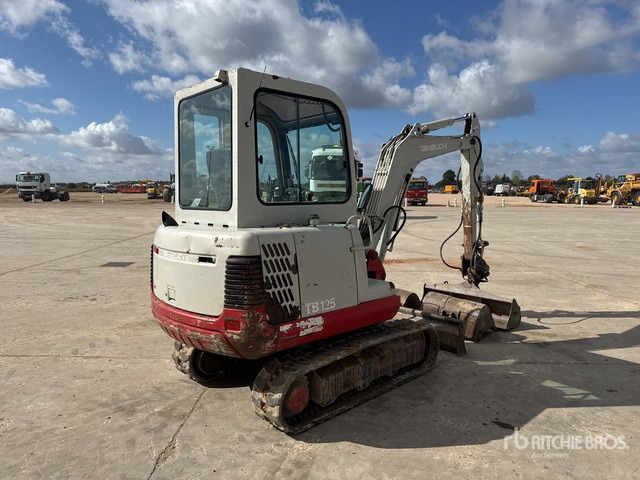 2008 Takeuchi TB125 Mini-Pelle Mini Excavator: <6.6t - Mini bager: slika 4 2008 Takeuchi TB125 Mini-Pelle Mini Excavator: <6.6t - Mini bager: slika 4