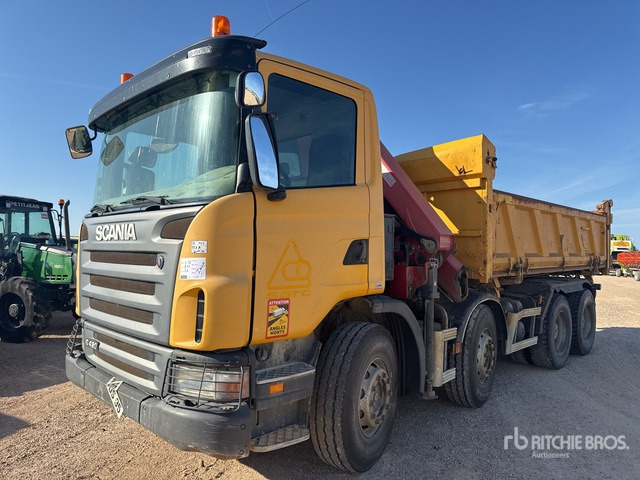 2009 Scania G420 2008 HMF 1720K2 3610 kg Articul ... Dump Truck with Crane - Istovarivač, Kamion sa dizalicom: slika 2 2009 Scania G420 2008 HMF 1720K2 3610 kg Articul ... Dump Truck with Crane - Istovarivač, Kamion sa dizalicom: slika 2