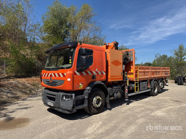 2012 Renault Premium 380DXi Fassi F155A.0.23 6000 kg Articu ... Flatbed Truck with Crane - Kamion sa tovarnim sandukom, Kamion sa dizalicom: slika 1 2012 Renault Premium 380DXi Fassi F155A.0.23 6000 kg Articu ... Flatbed Truck with Crane - Kamion sa tovarnim sandukom, Kamion sa dizalicom: slika 1