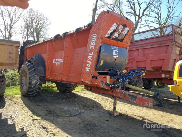 2018 Sodimac Rafal 3600 S/A Epandeur A Fumier 1 Essieu Manure Spreader - Rasipač prirodnog đubirva: slika 2 2018 Sodimac Rafal 3600 S/A Epandeur A Fumier 1 Essieu Manure Spreader - Rasipač prirodnog đubirva: slika 2