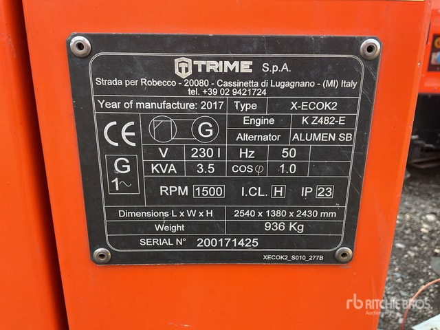 2017 Trime X-ECOK2 Light Tower Light Tower - Toranj za osvetljenje: slika 3 2017 Trime X-ECOK2 Light Tower Light Tower - Toranj za osvetljenje: slika 3