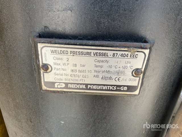 1996 Atlas Copco Mobile (Inoperable) Air Compressor - Kompresor za vazduh: slika 4 1996 Atlas Copco Mobile (Inoperable) Air Compressor - Kompresor za vazduh: slika 4