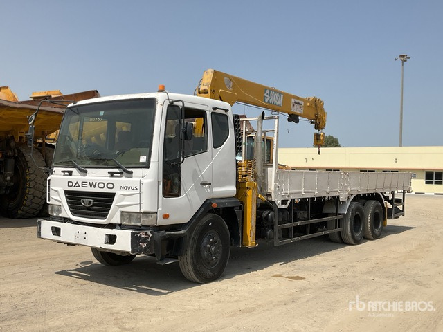 2008 Daewoo Novus K9A6F Soosan SCS746L Straight Boom on 6x4 Boom Truck - Kompresor za vazduh: slika 1 2008 Daewoo Novus K9A6F Soosan SCS746L Straight Boom on 6x4 Boom Truck - Kompresor za vazduh: slika 1
