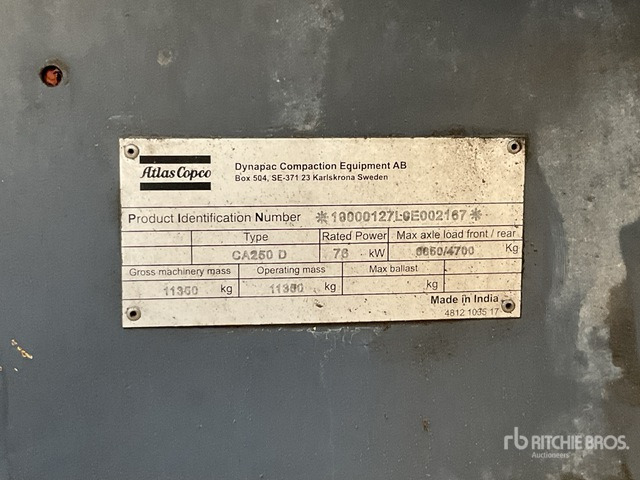 2014 Dynapac CA250D - Kompaktor: slika 3 2014 Dynapac CA250D - Kompaktor: slika 3