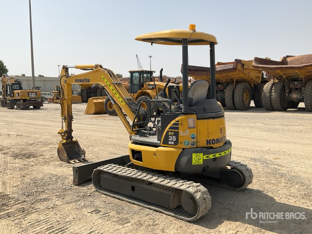 2015 Komatsu PC35MR-3 - Mini bager: slika 3 2015 Komatsu PC35MR-3 - Mini bager: slika 3