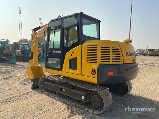2022 Komatsu PC60-8 Mini Excavator: <6.6t - Mini bager: slika 3 2022 Komatsu PC60-8 Mini Excavator: <6.6t - Mini bager: slika 3