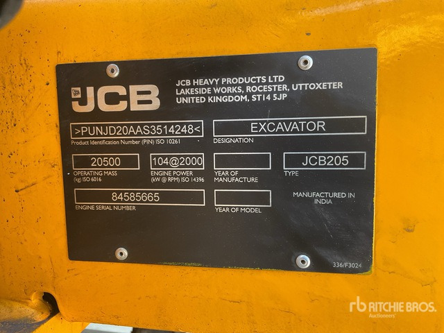 2025 JCB 205 (Unused) Tracked Excavator - Bager guseničar: slika 3 2025 JCB 205 (Unused) Tracked Excavator - Bager guseničar: slika 3
