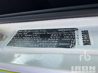 MERCEDES-BENZ ACTROS 4141 2018 Zoomlion 56X-6RZ 56 m on 8 ... - Auto pumpa za beton: slika 5 MERCEDES-BENZ ACTROS 4141 2018 Zoomlion 56X-6RZ 56 m on 8 ... - Auto pumpa za beton: slika 5