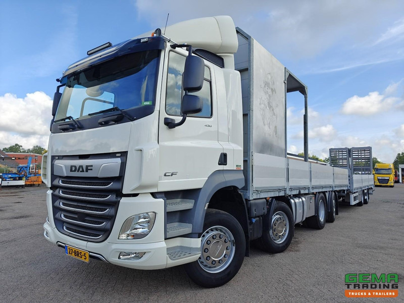 DAF CF 430 FAX 8x2/6 Dagcabine Euro6D - Machine Transporter + 2assige Aanhanger - Hydraulische Rampen - Afneembare 10.000L WaterTank - 20.000km! Origineel - Kamion za prevoz automobila: slika 1 DAF CF 430 FAX 8x2/6 Dagcabine Euro6D - Machine Transporter + 2assige Aanhanger - Hydraulische Rampen - Afneembare 10.000L WaterTank - 20.000km! Origineel - Kamion za prevoz automobila: slika 1