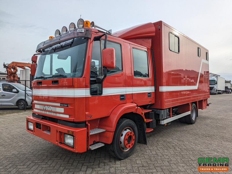 Iveco Tector ML120E24D 4x2 Euro3 DubbelCabine - Paardenwagen 3-Paards - Kleedruimte - Hydraulische klep- TOP! - Kamion za prevoz konja: slika 2 Iveco Tector ML120E24D 4x2 Euro3 DubbelCabine - Paardenwagen 3-Paards - Kleedruimte - Hydraulische klep- TOP! - Kamion za prevoz konja: slika 2
