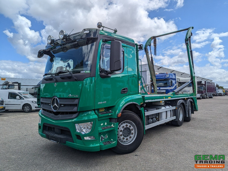 Mercedes-Benz Antos 2546 6x2/4 Dagcab - Euro6 - JOAB PortaalSysteem 18T - Weegsysteem - Uitschuifbaar - Kamion za utovaranje kontejnera: slika 1 Mercedes-Benz Antos 2546 6x2/4 Dagcab - Euro6 - JOAB PortaalSysteem 18T - Weegsysteem - Uitschuifbaar - Kamion za utovaranje kontejnera: slika 1