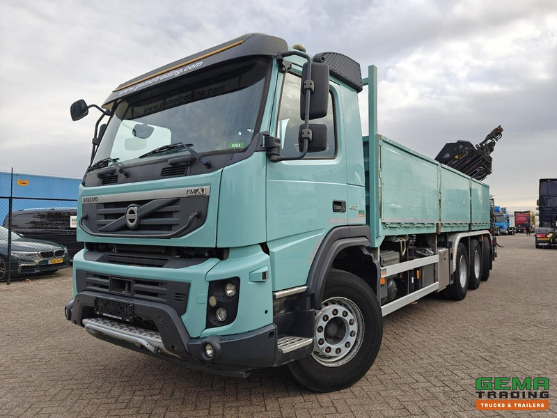 Volvo FMX 410 8x4/4 Dagcab Euro5 - Open Laadbak 6.8m + Hiab 244 E-6 Hipro - 258.000km - Naafreductie - 05/2026 APK - Kamion sa tovarnim sandukom, Kamion sa dizalicom: slika 1 Volvo FMX 410 8x4/4 Dagcab Euro5 - Open Laadbak 6.8m + Hiab 244 E-6 Hipro - 258.000km - Naafreductie - 05/2026 APK - Kamion sa tovarnim sandukom, Kamion sa dizalicom: slika 1