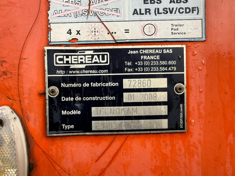 Chereau 3 Axle Thermoking SL 250 1850 7CM Side H260cm - Poluprikolica hladnjače: slika 4 Chereau 3 Axle Thermoking SL 250 1850 7CM Side H260cm - Poluprikolica hladnjače: slika 4