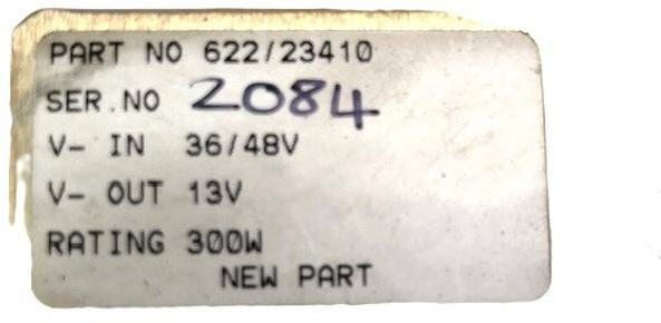 Converter 36/48V - Električni sistem za Oprema za rukovanje materijalima: slika 4 Converter 36/48V - Električni sistem za Oprema za rukovanje materijalima: slika 4
