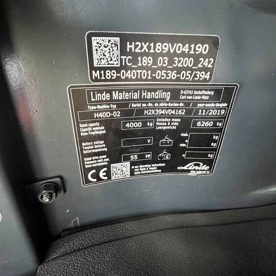 Dizel viljuškar Linde H40D (394-02) EVO: slika 20