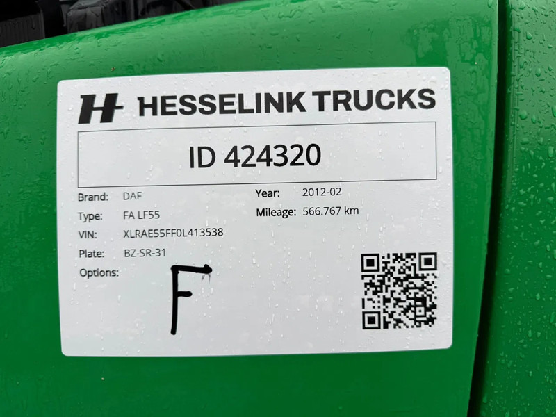 Lizing DAF LF 55.180 7.3M Koffer 1500KG LBW Zijdeur NL Truck DAF LF 55.180 7.3M Koffer 1500KG LBW Zijdeur NL Truck: slika 17