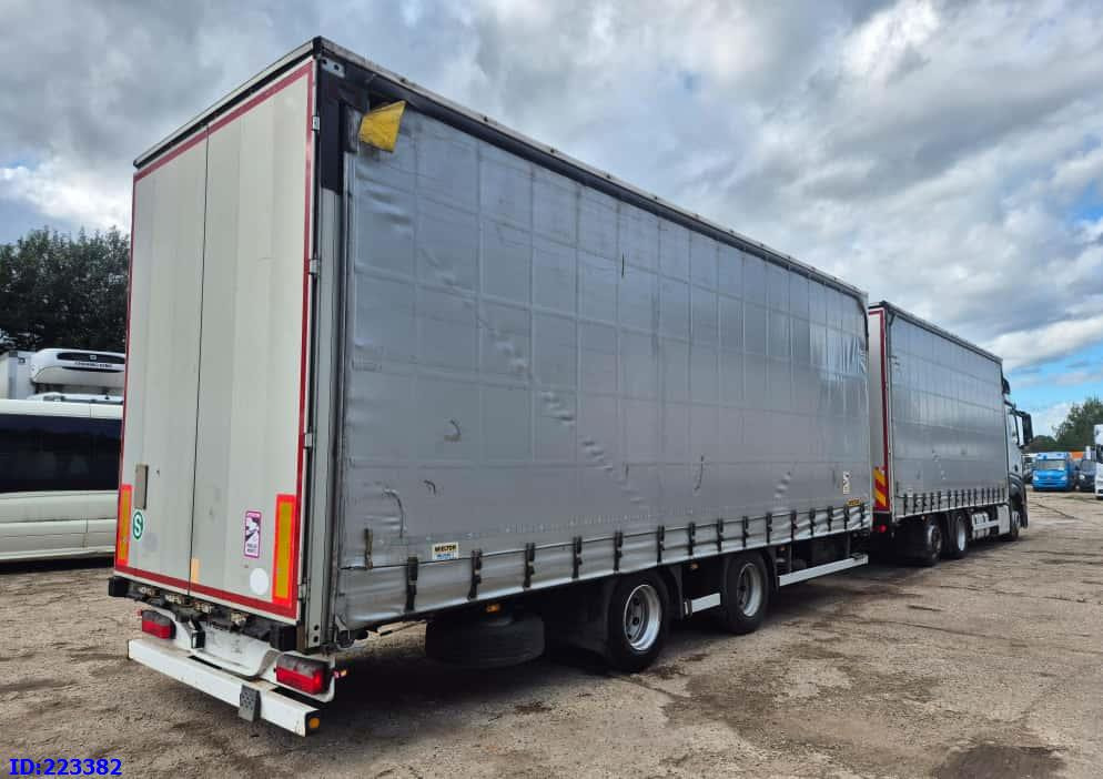Kamion sa ceradom MERCEDES-BENZ Actros 2542 6x2 Euro6 + Wielton trailer: slika 9