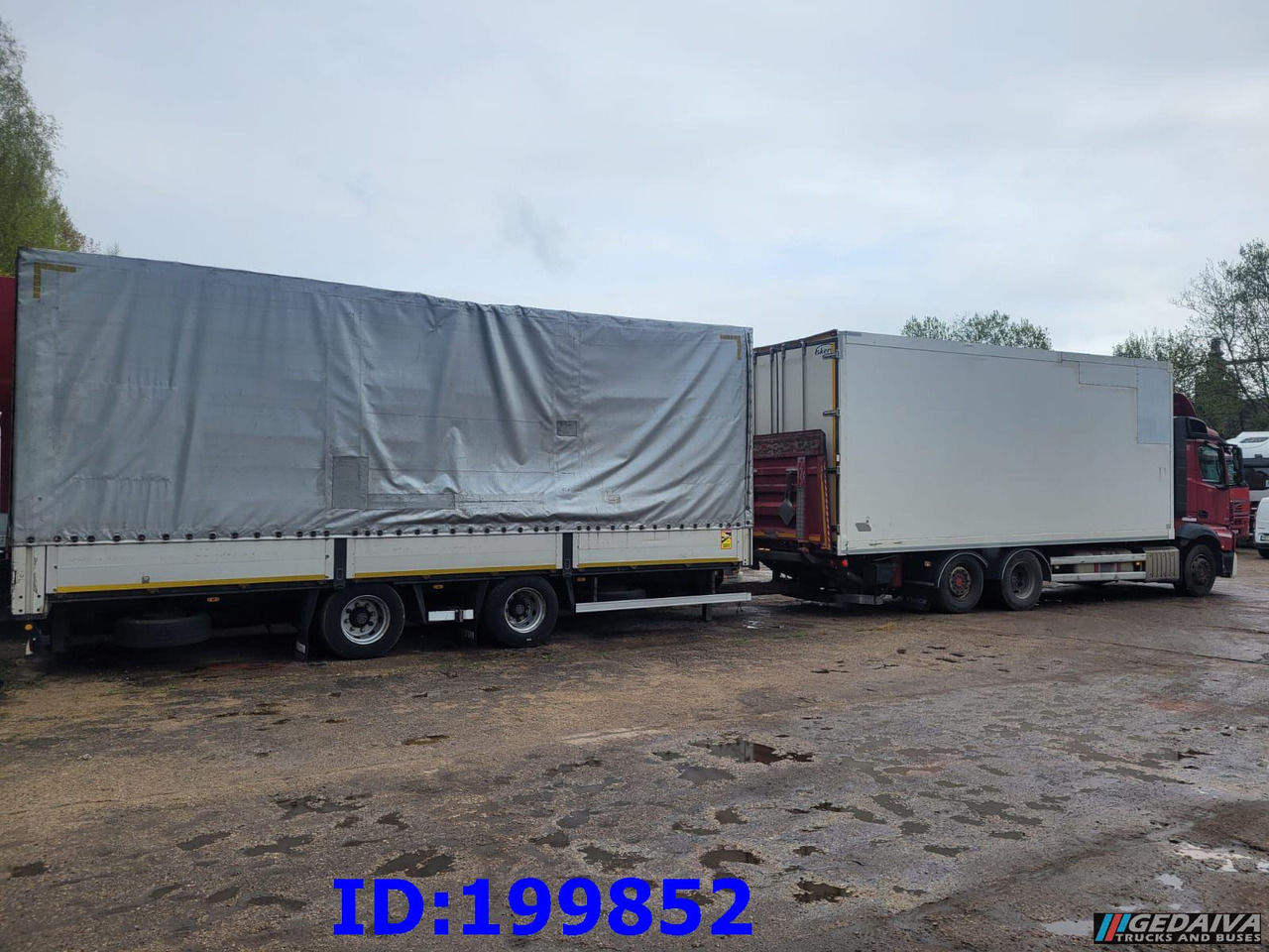 MERCEDES-BENZ Actros 2551 6x2 Euro5 + tilt trailer - Kamion sa zatvorenim sandukom: slika 4 MERCEDES-BENZ Actros 2551 6x2 Euro5 + tilt trailer - Kamion sa zatvorenim sandukom: slika 4