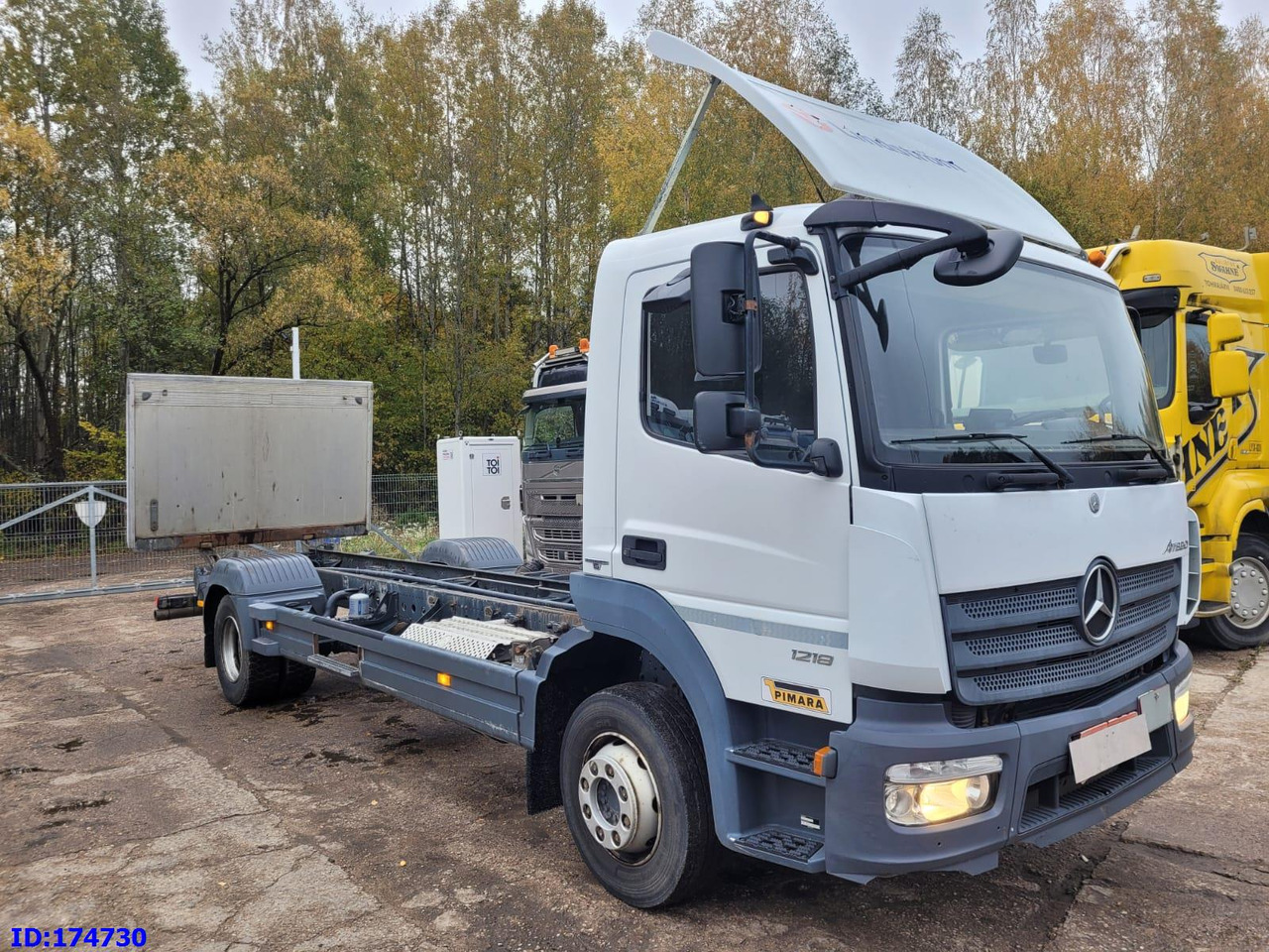 MERCEDES-BENZ Atego 1218 - Euro6 - Manual - Full Steel - Kamion sa golom šasijom i zatvorenom kabinom: slika 4 MERCEDES-BENZ Atego 1218 - Euro6 - Manual - Full Steel - Kamion sa golom šasijom i zatvorenom kabinom: slika 4