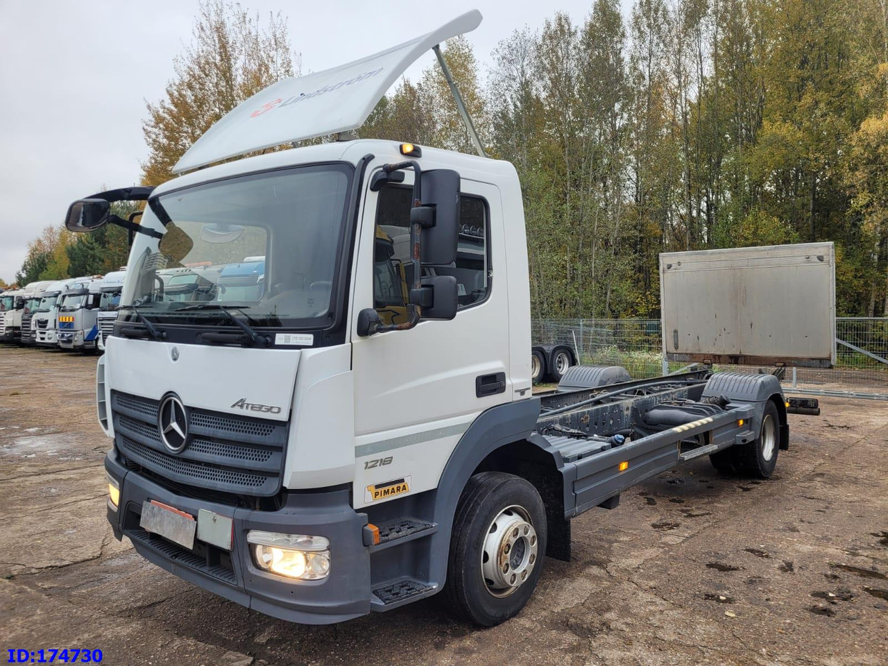 MERCEDES-BENZ Atego 1218 - Euro6 - Manual - Full Steel - Kamion sa golom šasijom i zatvorenom kabinom: slika 1 MERCEDES-BENZ Atego 1218 - Euro6 - Manual - Full Steel - Kamion sa golom šasijom i zatvorenom kabinom: slika 1