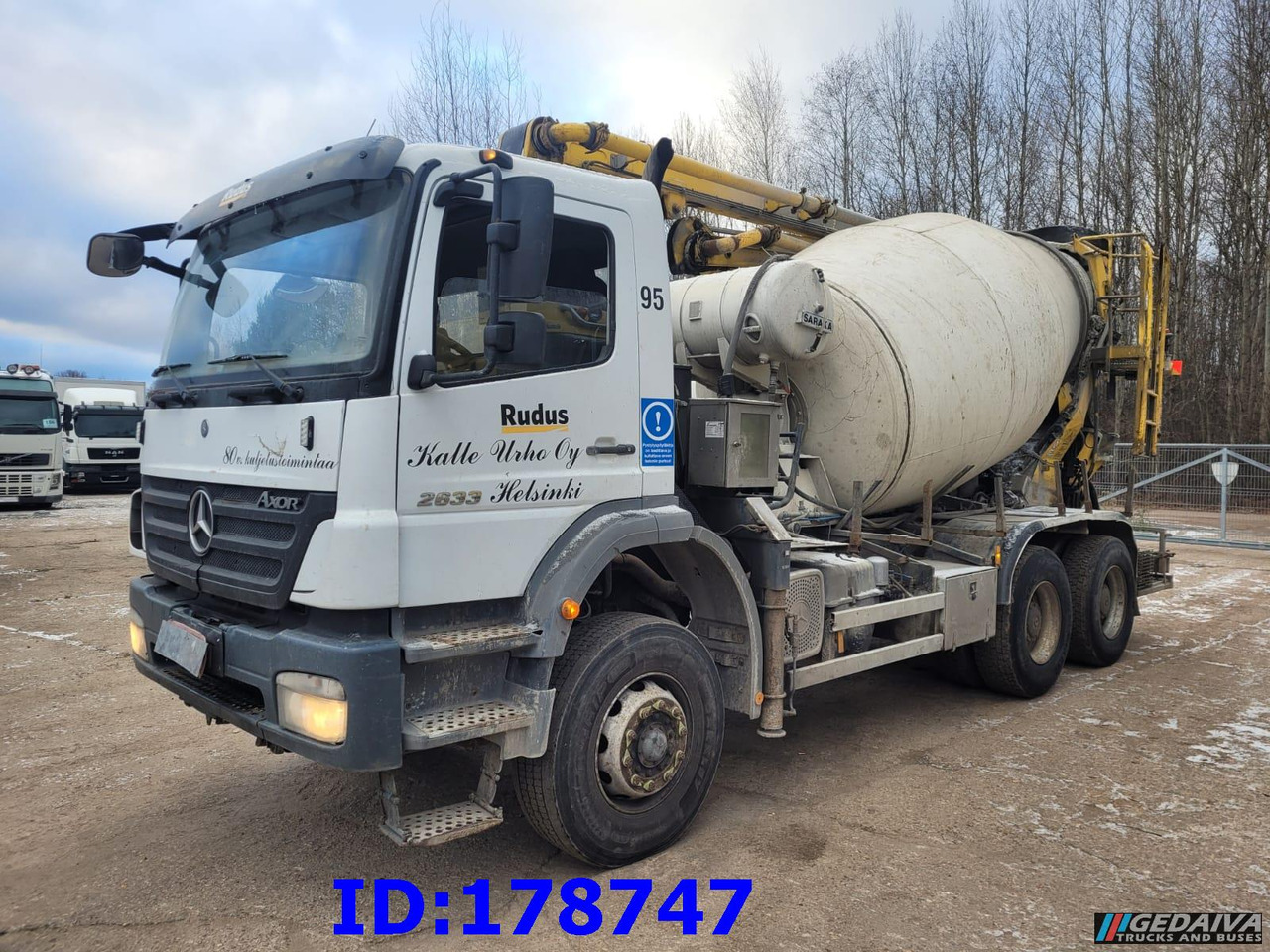 MERCEDES-BENZ Axor 2633 6x4 Schwing 750 - Auto pumpa za beton: slika 4 MERCEDES-BENZ Axor 2633 6x4 Schwing 750 - Auto pumpa za beton: slika 4