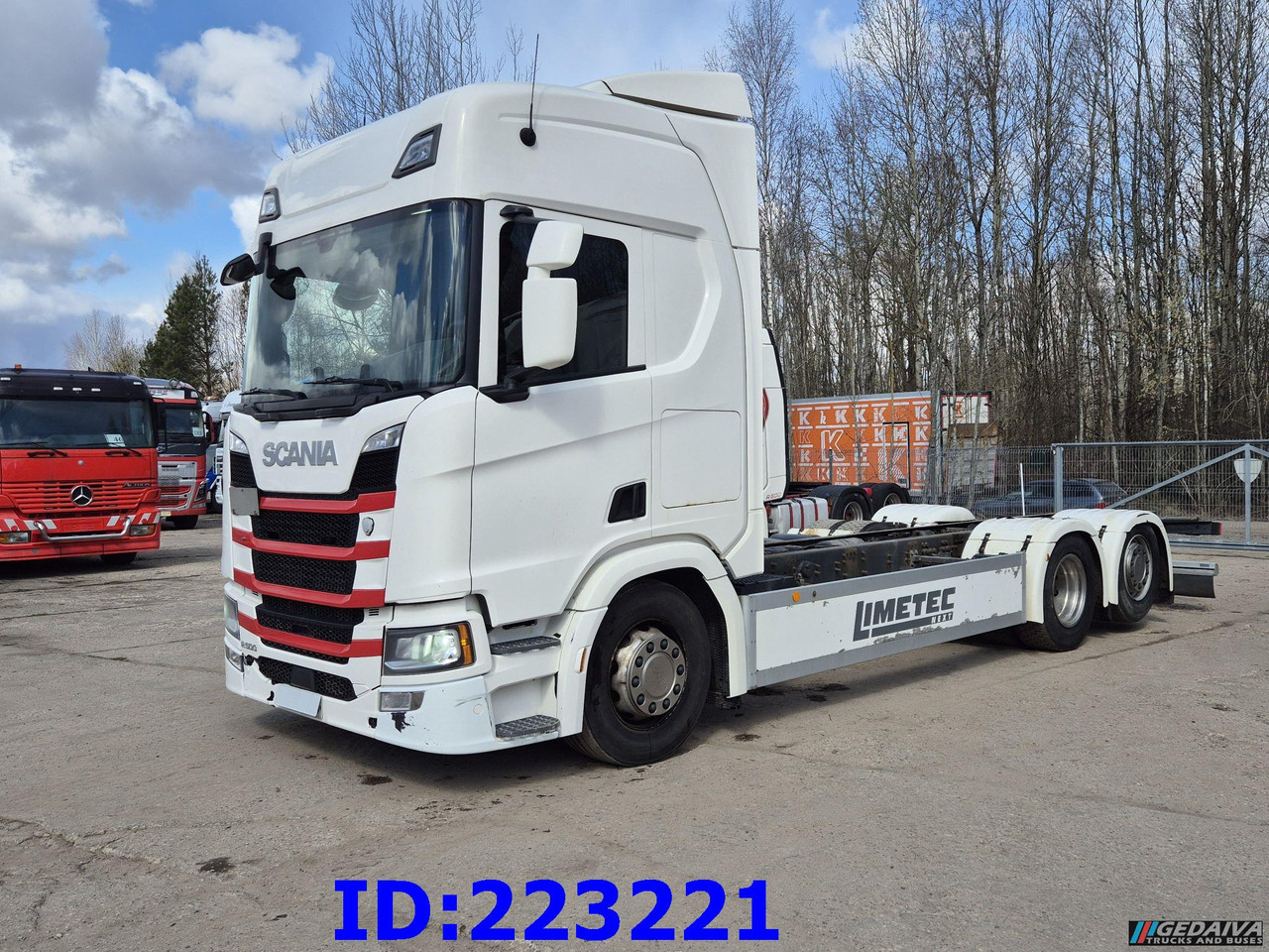 SCANIA R500 6X2 (Steering axle) - Euro6 - Kamion sa golom šasijom i zatvorenom kabinom: slika 1 SCANIA R500 6X2 (Steering axle) - Euro6 - Kamion sa golom šasijom i zatvorenom kabinom: slika 1