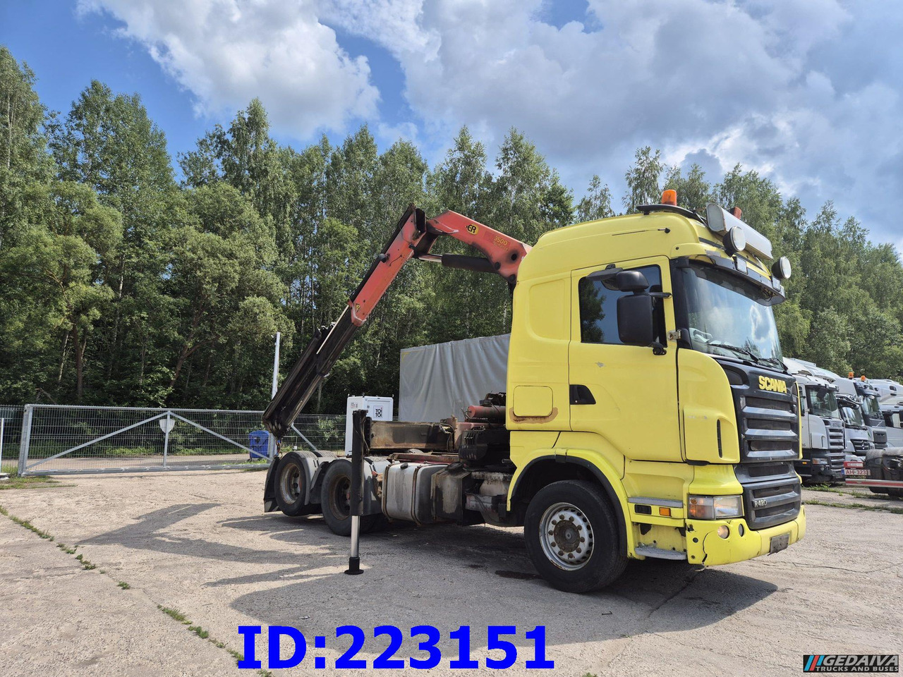 SCANIA R420 6x2 + Crane Palfinger PK23500 + Remote control - Tegljač: slika 3 SCANIA R420 6x2 + Crane Palfinger PK23500 + Remote control - Tegljač: slika 3