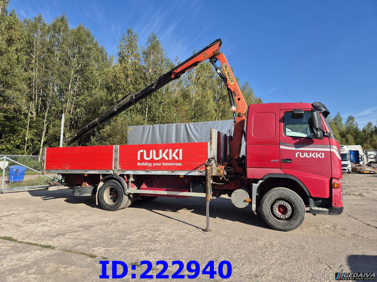 VOLVO FH12 420HP + Crane Palfinger PK9501 - Kamion sa tovarnim sandukom: slika 4 VOLVO FH12 420HP + Crane Palfinger PK9501 - Kamion sa tovarnim sandukom: slika 4