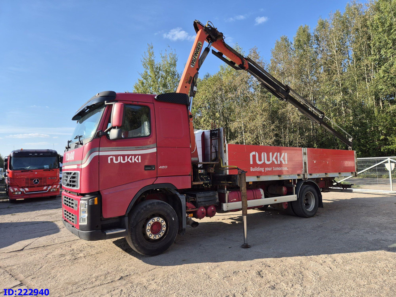 VOLVO FH12 420HP + Crane Palfinger PK9501 - Kamion sa tovarnim sandukom: slika 1 VOLVO FH12 420HP + Crane Palfinger PK9501 - Kamion sa tovarnim sandukom: slika 1
