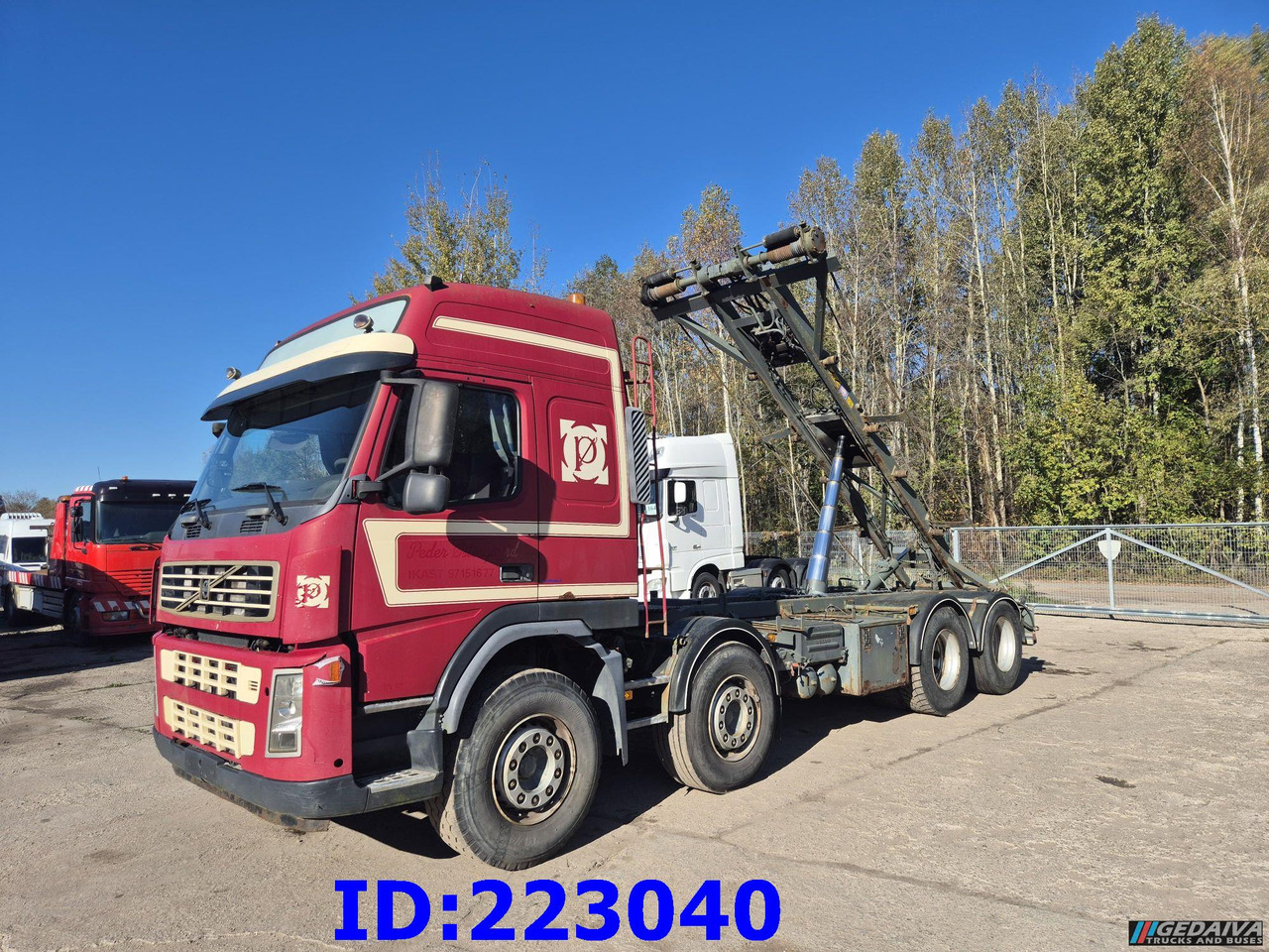 VOLVO FM12 420HP 8x2 - Kamion sa kablovskim sistemom: slika 1 VOLVO FM12 420HP 8x2 - Kamion sa kablovskim sistemom: slika 1