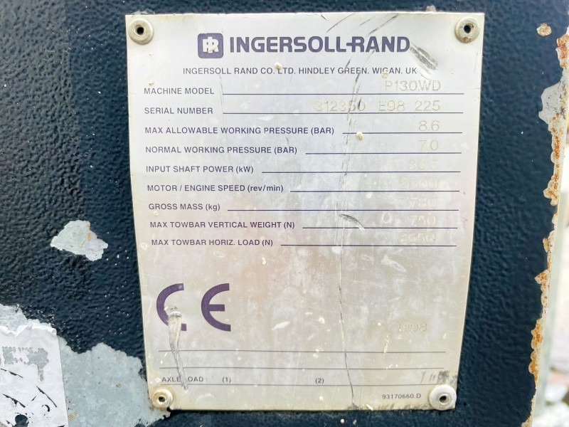 Ingersoll Rand P130WD (3876) - Kompresor za vazduh: slika 3 Ingersoll Rand P130WD (3876) - Kompresor za vazduh: slika 3